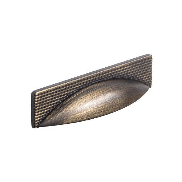 ALCHESTER FLUTED CUP Cupboard Handle - 96mm h/c size - 5 finishes (PWS H1179.96)