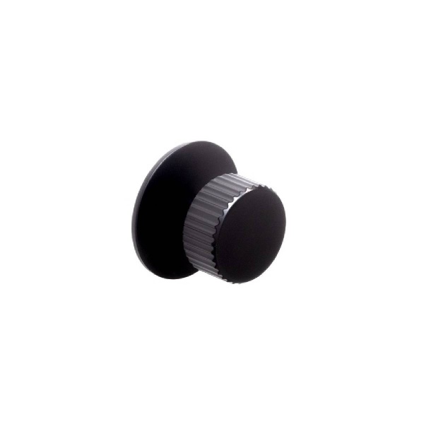 ARDEN FLUTED ROUND KNOB c/w BACKPLATE Cupboard Handle - 30mm diameter - 4 finishes (PWS K1138.30490)