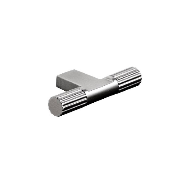 ARDEN FLUTED T KNOB Cupboard Handle - 70mm long - 4 finishes (PWS H1184.70)