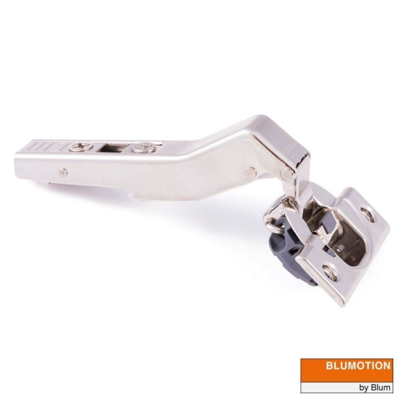 CLIP Top HINGE with BLUMOTION - 110 opening +45 II ANGLED OVERLAY for Angled Doors (BLUM79B3558)