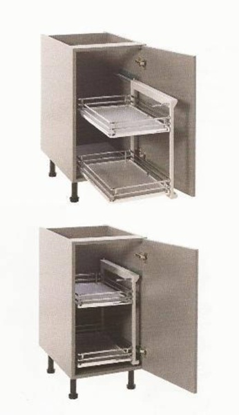 BASE PULL-OUT UNIT (Innostor Plus) for 300mm & 400mm wide cabinets (ECF IP2B300 / IP2B400)