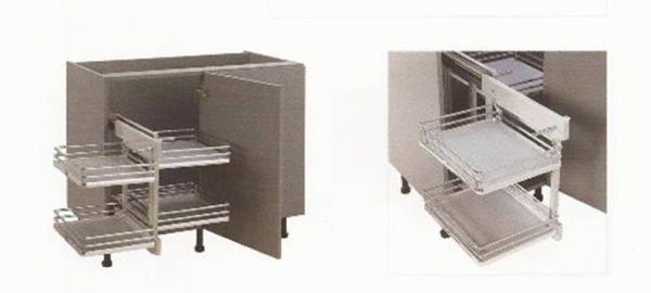 BLIND CORNER OPTIMISER (Innostor Plus) in 3 cabinet widths - 2 finishes (ECF IP2BCO/IP4BCO)