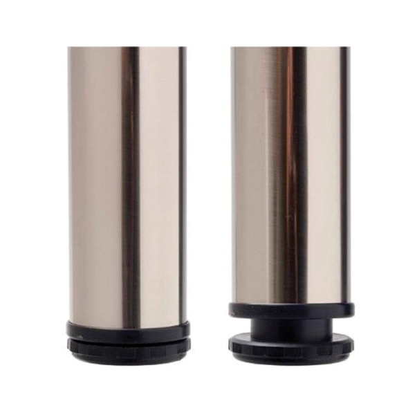 BREAKFAST BAR / TABLE LEGS 710mm & 870mm high - CHROME or BRUSHED NICKEL finish (ECF BB710 / BB870)