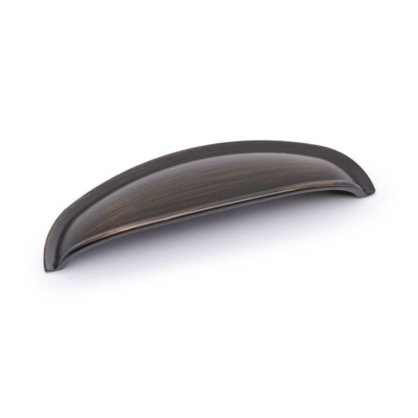 CAMDEN CUP Cupboard Handle - 96mm h/c size - 7 finishes (ECF FF12100)