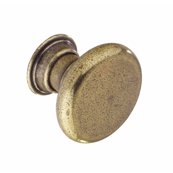 CLAREMONT ROUND KNOB Cupboard Handle - 30mm diameter - 3 finishes (PWS K1106.30 / K562.32.SMB)