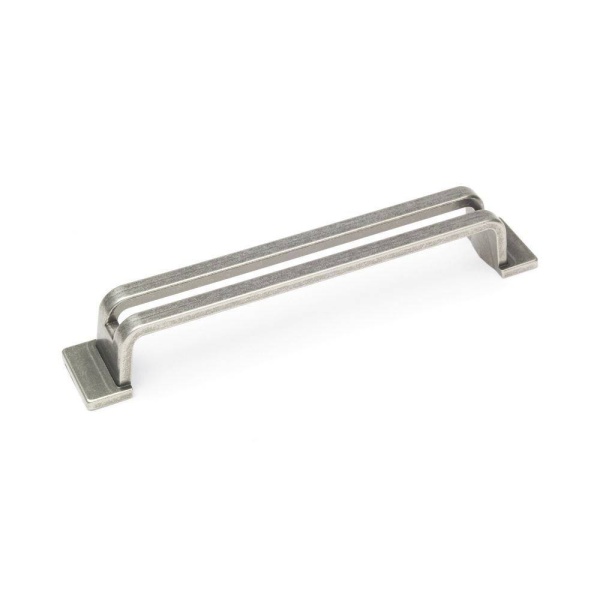 CROMWELL SLIT D Cupboard Handle - 160mm h/c size - PEWTER finish (ECF FF84560)