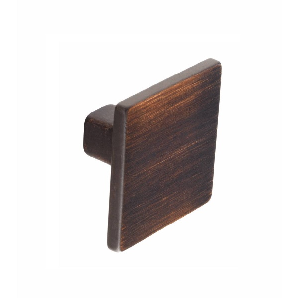 DALE SQUARE KNOB Cupboard Handle - 35mm x 35mm - 2 finishes (PWS K557.35)