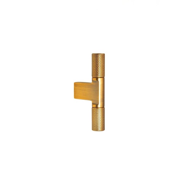 DIDSBURY KNURLED T KNOB Cupboard Handle - 72mm long - 4 finishes (PWS H1158.72)