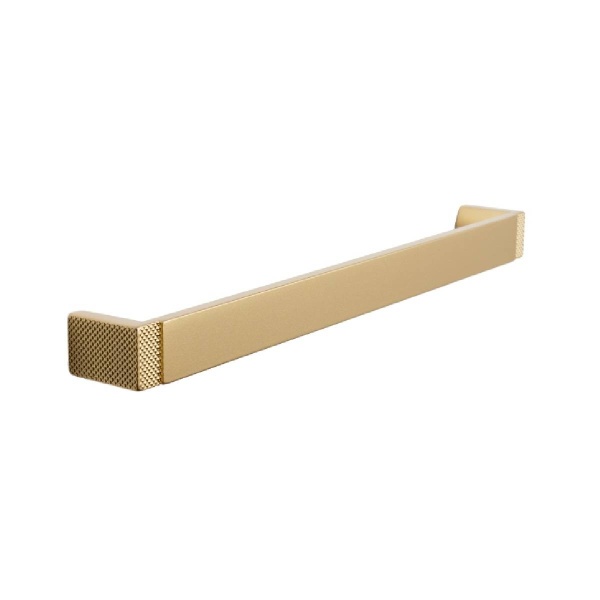 DUNSTON KNURLED D Cupboard Handle - 192mm h/c size - 3 finishes (PWS H1153.192)