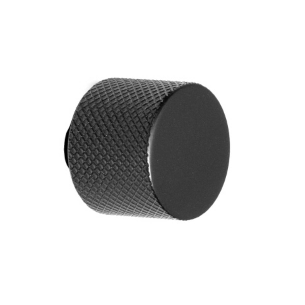 DUNSTON KNURLED ROUND KNOB Cupboard Handle - 25mm diameter - 3 finishes (PWS K1125.25)