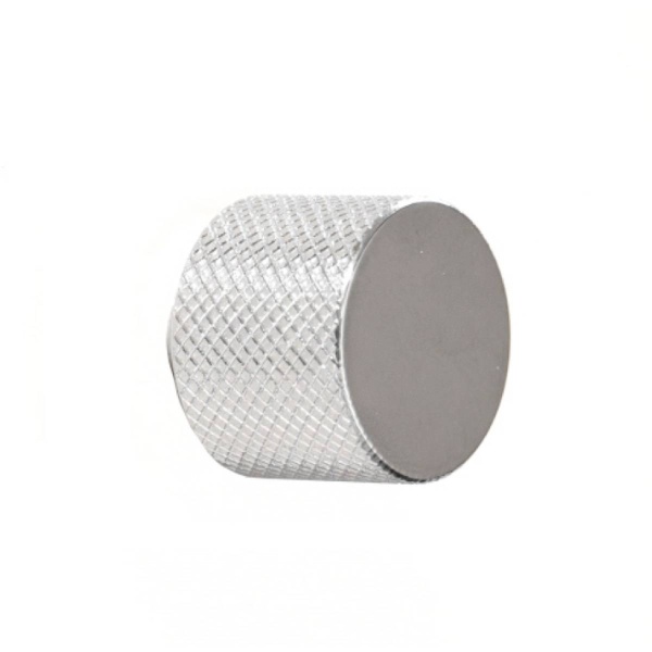 DUNSTON KNURLED ROUND KNOB Cupboard Handle - 25mm diameter - 3 finishes (PWS K1125.25)