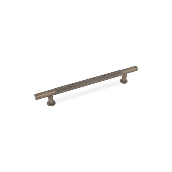 FENDER KNURLED T Bar Cupboard Handle - 2 sizes - 4 finishes (ECF FF13924/FF13960)