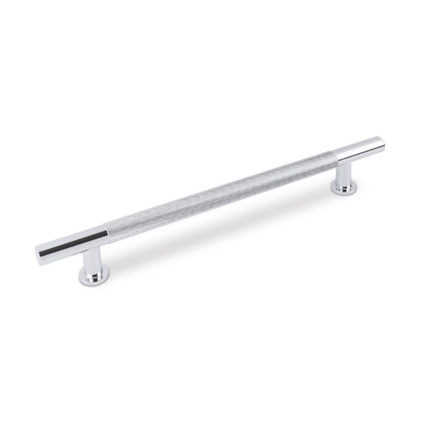 FENDER KNURLED T Bar Cupboard Handle - 2 sizes - 4 finishes (ECF FF13924/FF13960)