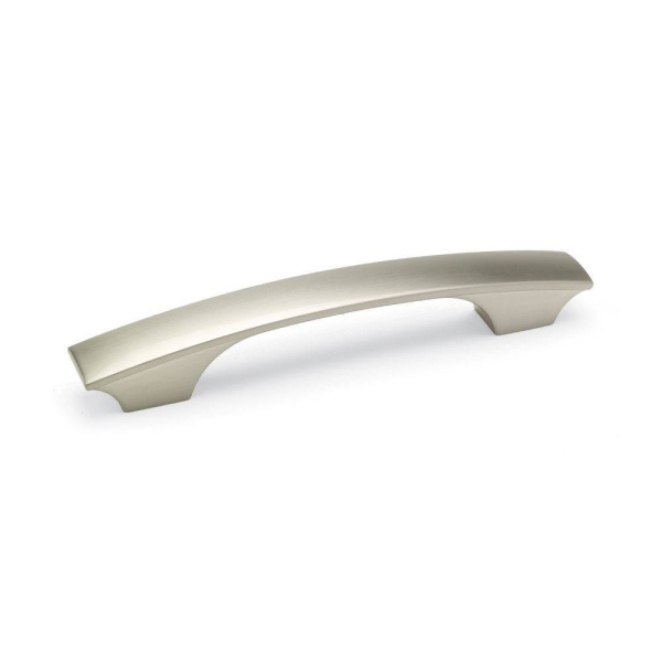 FINESSE Bridge D Cupboard Handle - 128mm h/c size - BRUSHED NICKEL finish (ECF FF85628)