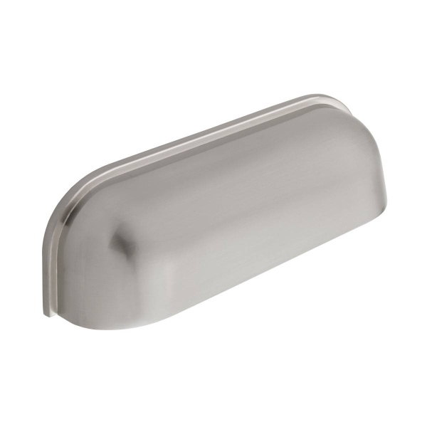 GUILDFORD CUP Cupboard Handle - 3 sizes - POLISHED S/STEEL EFFECT finish (PWS H1027 / H1028 / H1029)