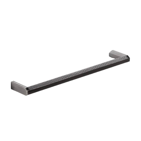 HADLAND KNURLED D Cupboard Handle - 160mm h/c size - 4 finishes (PWS H1180.160)