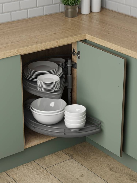 1/2 CAROUSEL SET (Innostor Plus) - in 2 cabinet widths - 2 finishes (ECF IP2/IP4CC290 & IP2/IP4CC210)