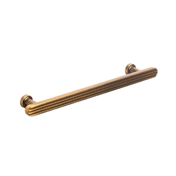 HENLEY FLUTED T BAR Cupboard Handle - 160mm h/c size - 4 finishes (PWS H1181.160)