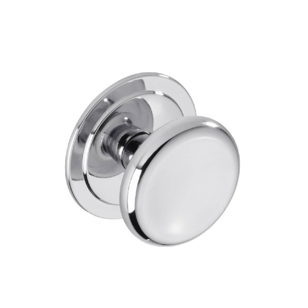 REETH ROUND KNOB Cupboard Handle - 46mm diameter - 4 finishes (PWS K1113.46.CH)