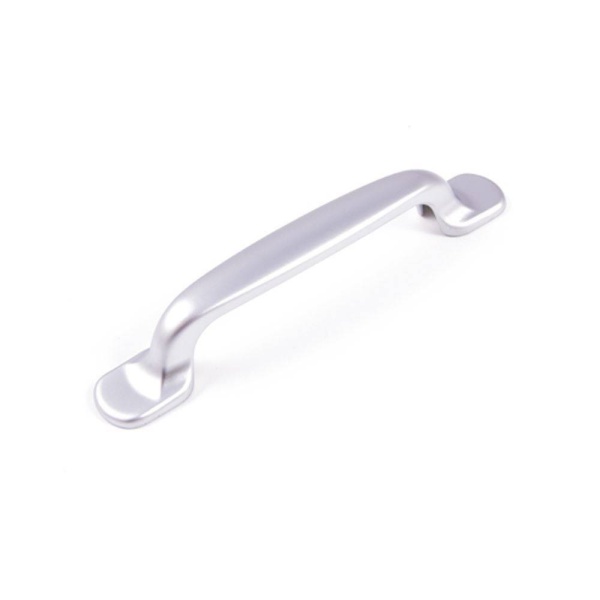 PLAIN SHAKER Pull Cupboard Handle - 96mm h/c size - SATIN CHROME finish (ECF FF88396)