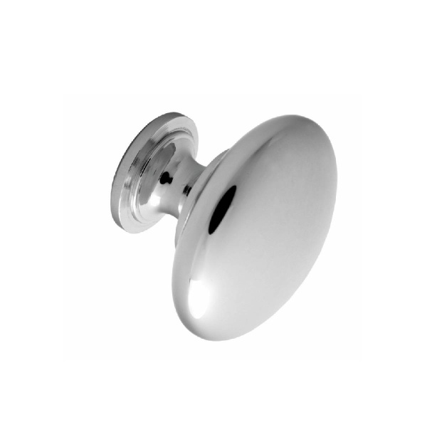 SHAW ROUND KNOB Cupboard Handle - 31mm diameter - POLISHED CHROME finish (PWS 622/30C)