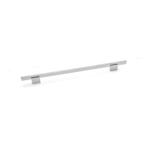 SLIM POST Aluminium T Bar Cupboard Handle - 320mm h/c size - CHROME finish (ECF FF87420)