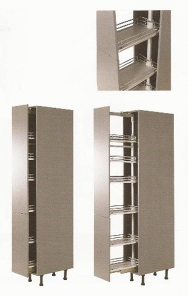 SOFT CLOSE LARDER PULL-OUT UNIT (Innostor Plus) to suit 300mm wide cabinet (ECF IP2L31)