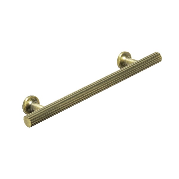 STRAND RIBBED T BAR Cupboard Handle - 192mm h/c size - 3 finishes (PWS H1144.242)