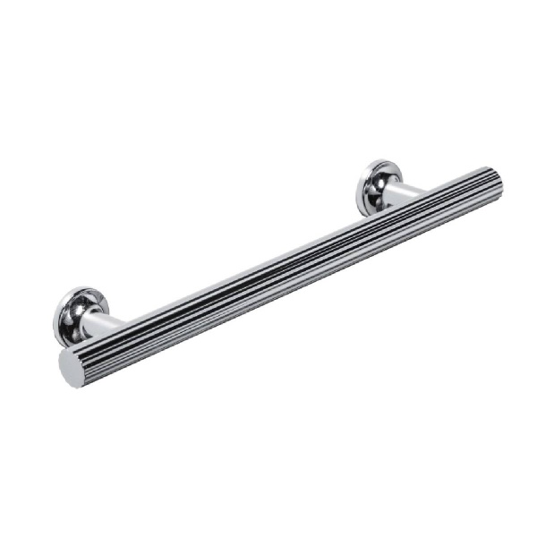 STRAND RIBBED T BAR Cupboard Handle - 192mm h/c size - 3 finishes (PWS H1144.242)