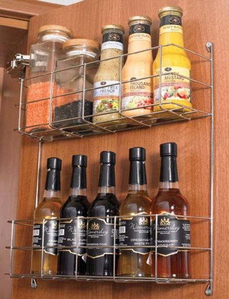 DEEP SPICE / JAR RACKS (PK5) - 2-Tier to suit 500mm wide cabinet door (ECF WWSYM2)