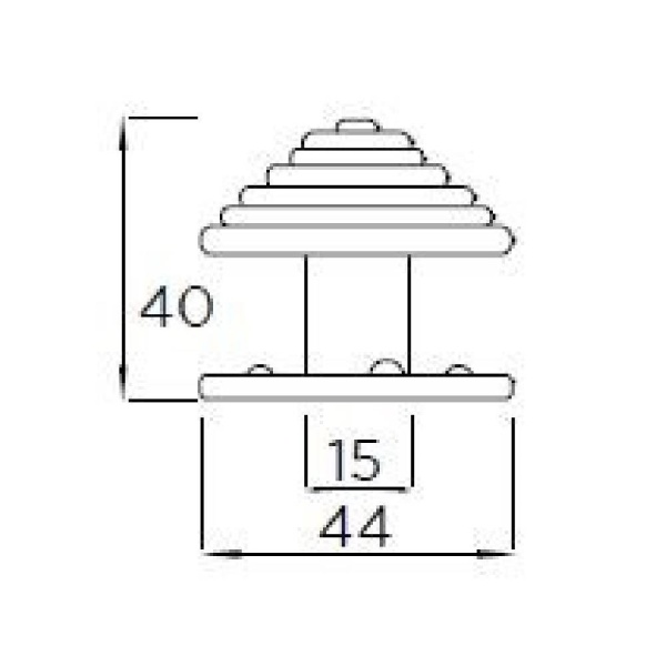 WELTON KNOB with/without BACKPLATE Cupboard Handle - 44mm dia - RAW PEWTER finish (PWS K484/B487)