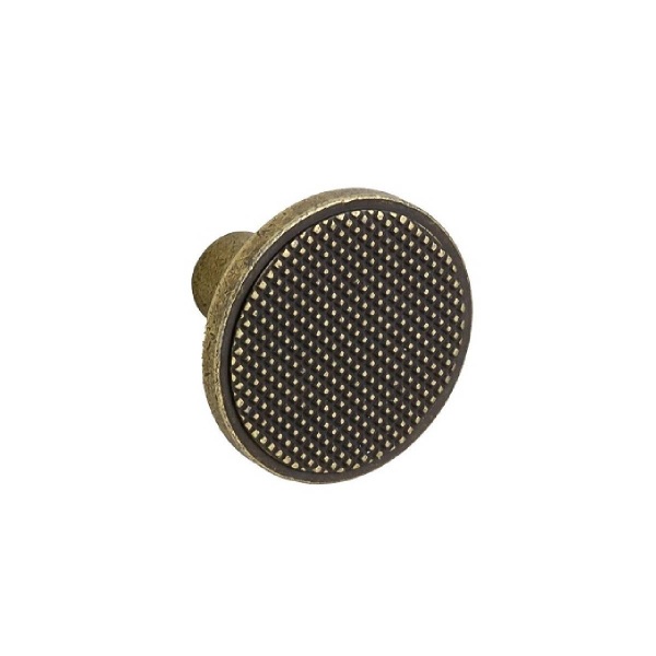 YARM KNURLED ROUND KNOB Cupboard Handle - 30mm diameter - 3 finishes (PWS K1131.30)