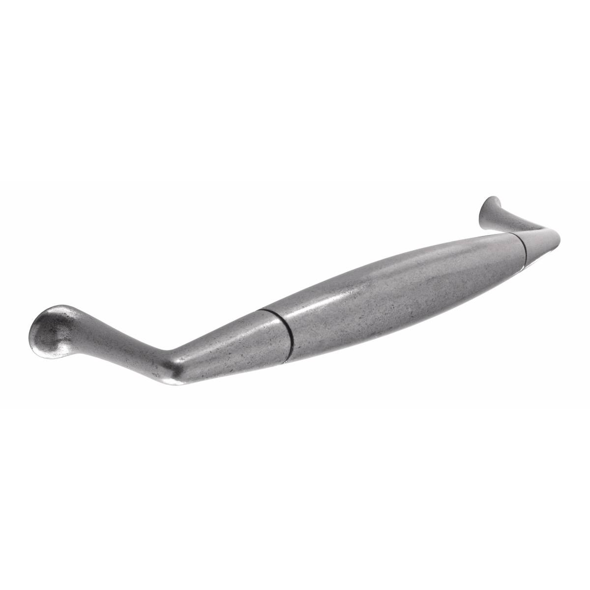 BISHOP D Cupboard Handle - 2 sizes - ANTIQUE PEWTER EFFECT finish (PWS H845.128.PE / H846.160.PE)