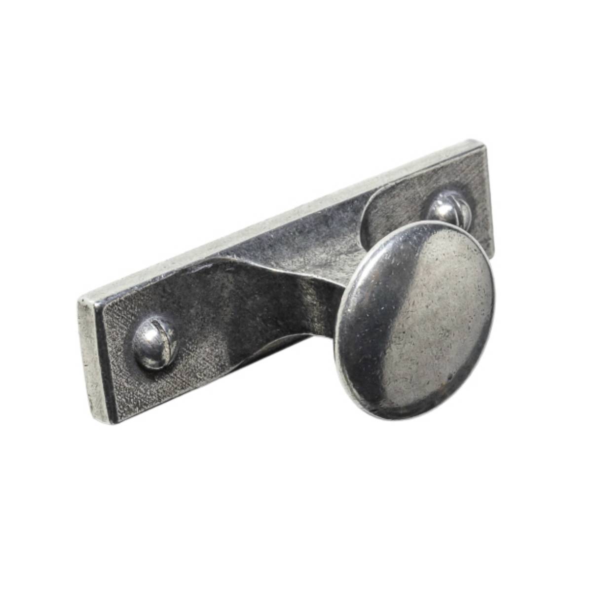 CONSETT KNOB Cupboard Handle - 75mm long - RAW PEWTER finish (PWS K1116.75.PE)