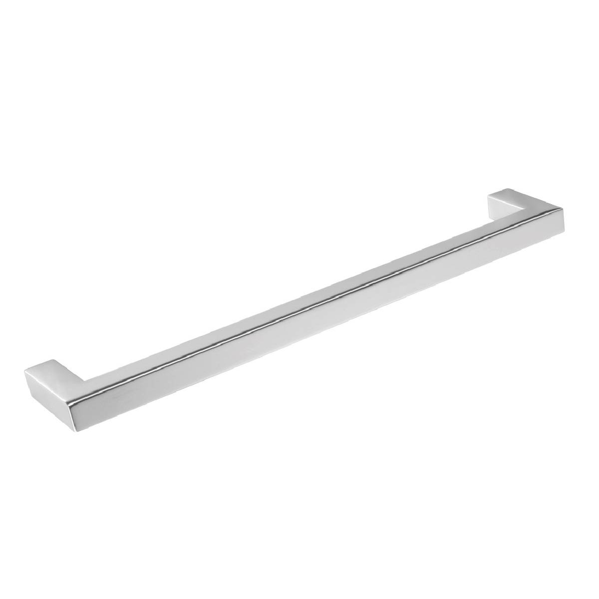 DARLINGTON SLIM SQUARE D Cupboard Handle - 2 sizes - POLISHED CHROME EFFECT finish (PWS KDH3027/3028)