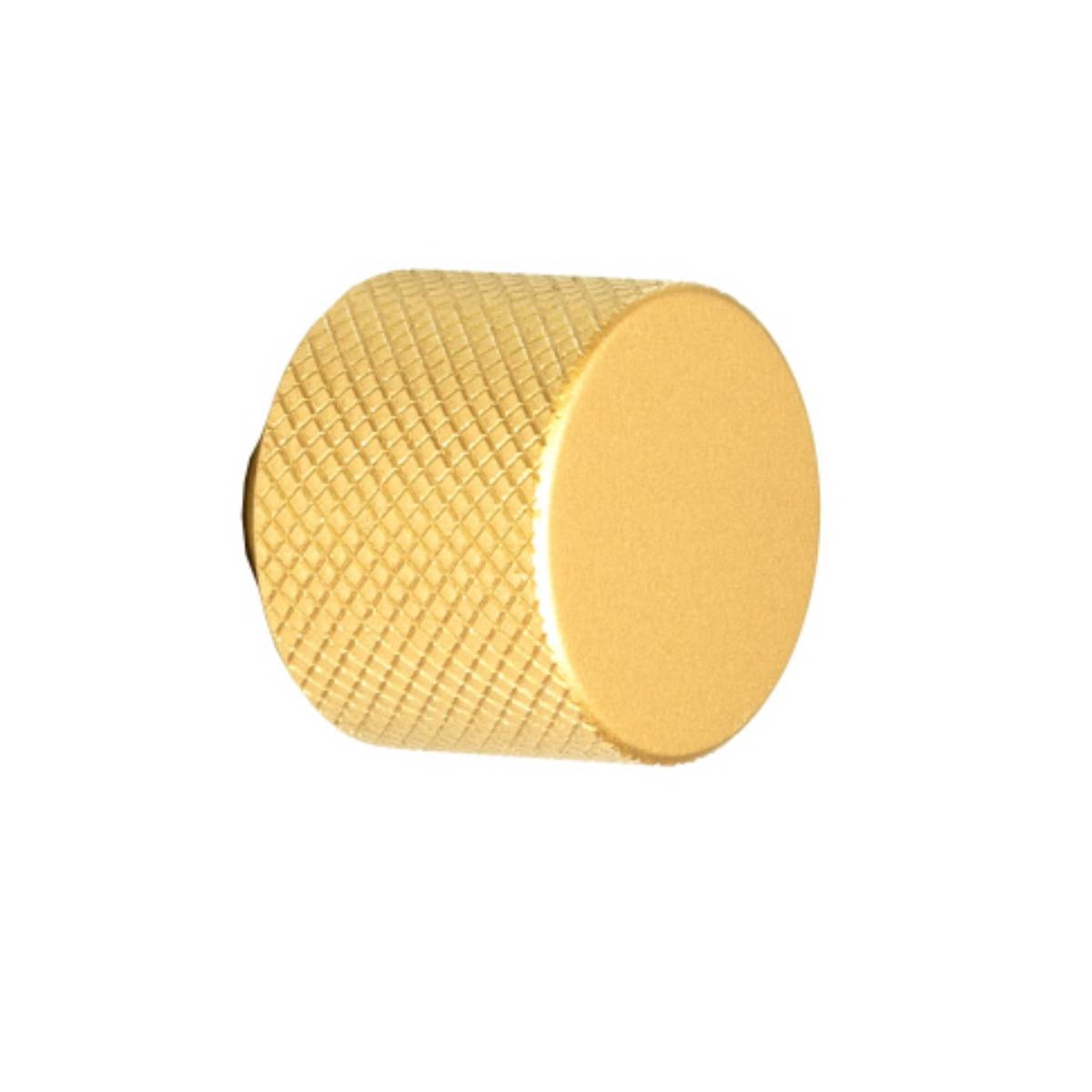 DUNSTON KNURLED ROUND KNOB Cupboard Handle - 25mm diameter - 3 finishes (PWS K1125.25)