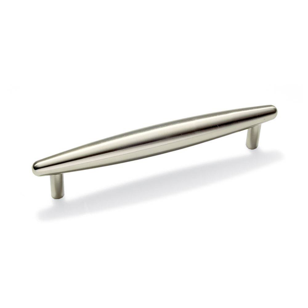 ELLIPTICAL D Cupboard Handle - 160mm h/c size - BRUSHED NICKEL finish (ECF FF82960)