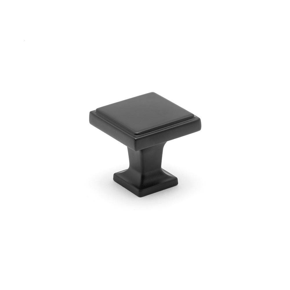 INES SQUARE KNOB Cupboard Handle - 29mm x 29mm - 4 finishes (ECF FF13400)