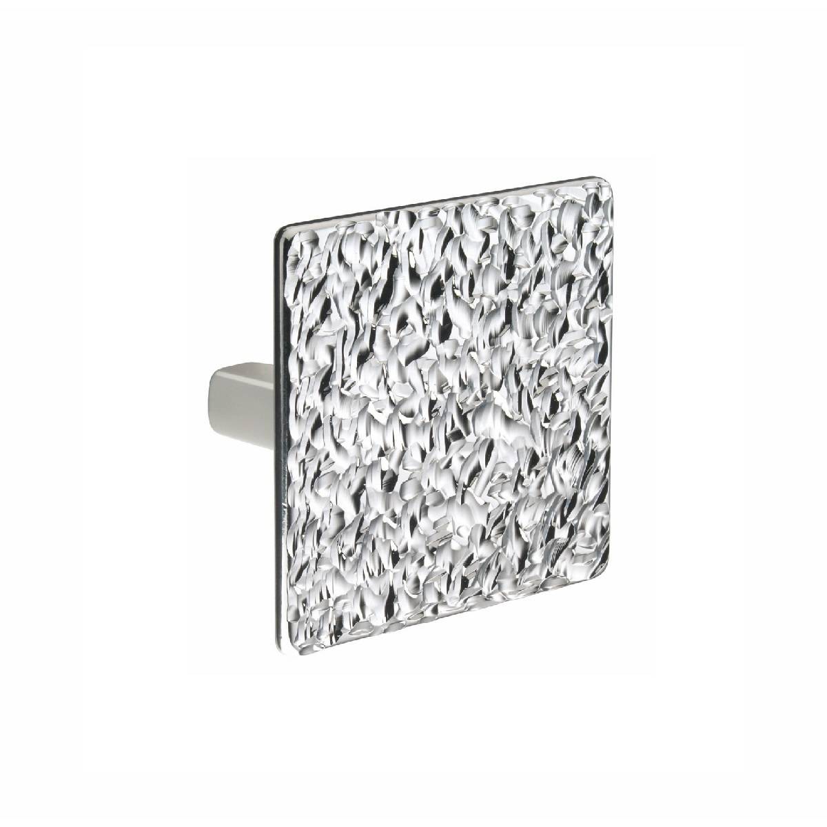 KENSINGTON TEXTURED KNOB PULL Handle - 32mm h/c size - POLISHED CHROME finish (PWS K1043.32.CH)