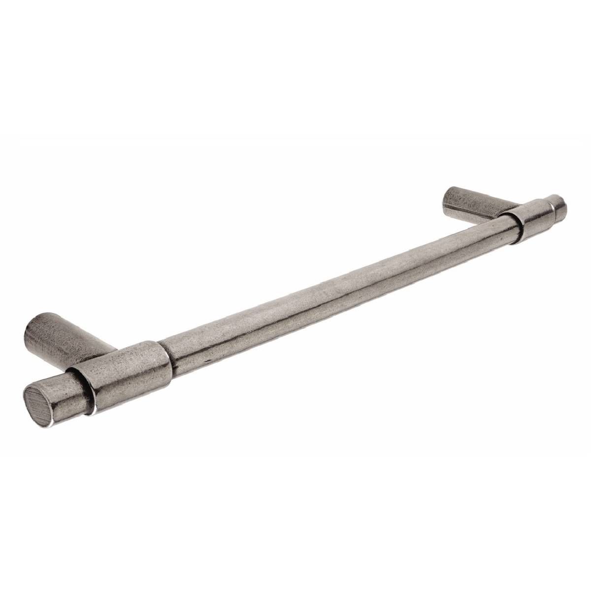 LEIGH T BAR Cupboard Handle - 160mm h/c size - POLISHED PEWTER finish (PWS H1048.160.PE)