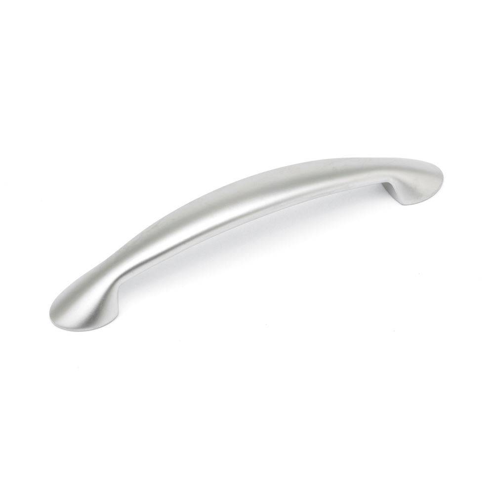 ROUNDEL D Cupboard Handle - 128mm h/c size - SATIN CHROME finish (ECF FF56328)