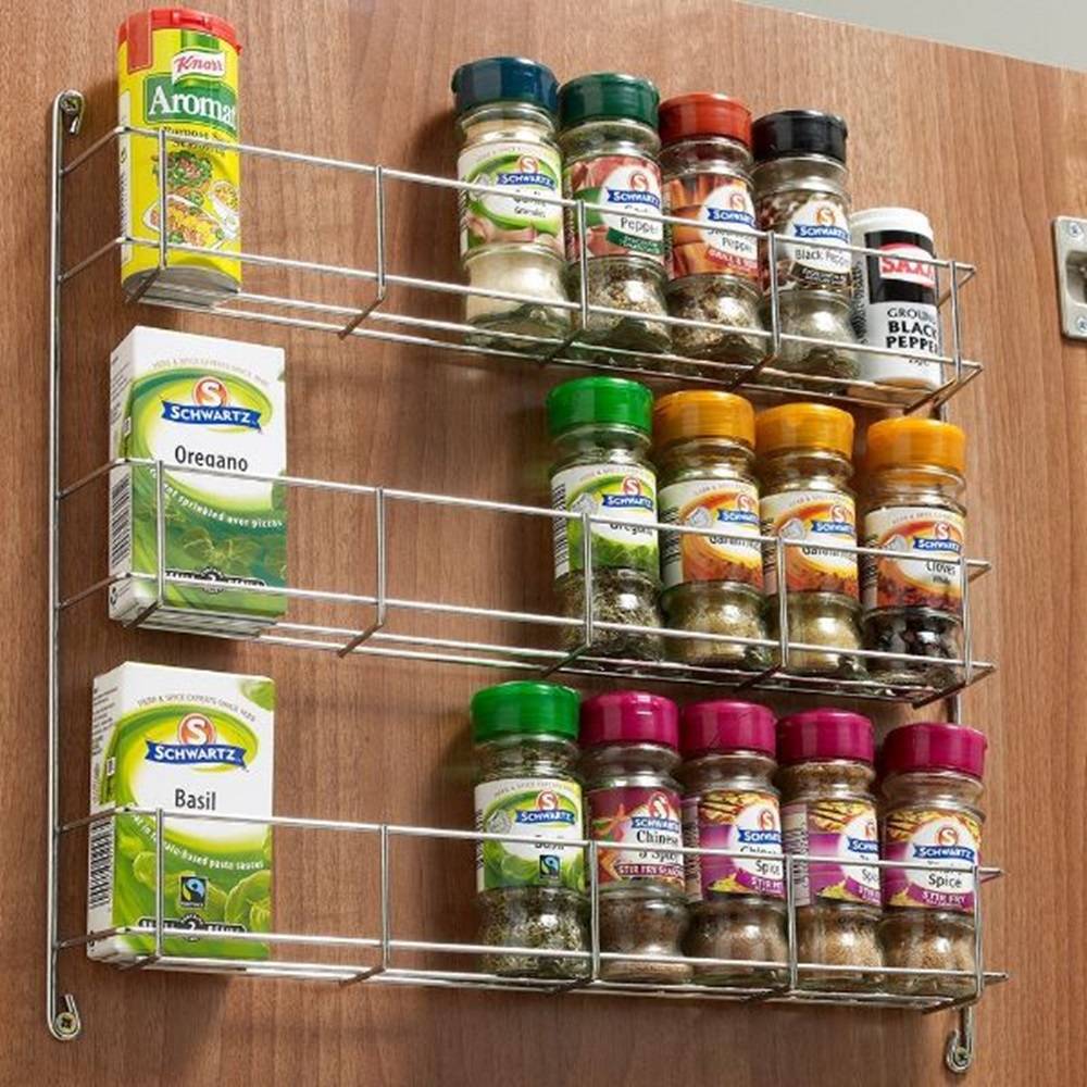 SPICE / JAR RACK - 3-tier in 3 door width sizes (ECF WWSR303 / SR403 / SR503)