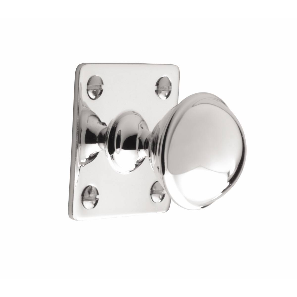 WELLINGTON ROUND KNOB on BACKPLATE Cupboard Handle - 32mm diameter - 3 finishes (PWS K1075.32)