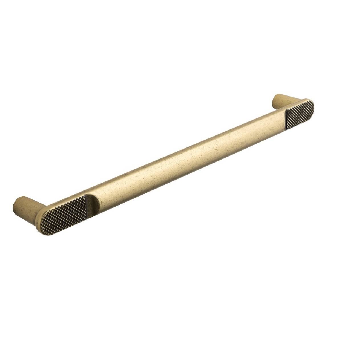 YARM KNURLED D Cupboard Handle - 192mm h/c size - 3 finishes (PWS H1162.192)